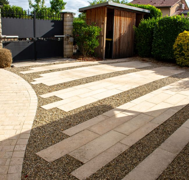 Jour de Jardin paysagiste villefranche sur saone et beaujolais CHA abri de jardin allée plantations 1